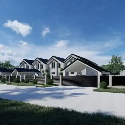 Затишний чотирьохквартирний будинок у селищі Смига.